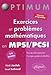 Exercices et problèmes mathématiques en MPSI/PCSI 1re année by 