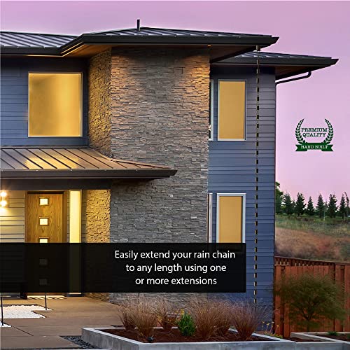 Rain Chains Direct Channel Link Rain Chain Extension 3 Feet