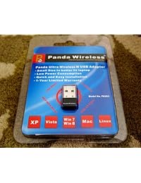 Panda Ultra 150 Mbps Wireless N Adaptador USB   Windows XP Vista 7 8 8.1 10, Windows CE 6.0, Mac 10.4   10.10, Mint,, Fedora de Ubuntu, openSUSE, lubuntu, backtrack5 R3, Kali Linux, Raspberry Pi PI 2