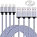 iPhone Cable, EverDigi 4Pack Extra Long 6FT 8 Pin Lightning to USB Charger Sync & Charging Cable Charger Cord Compatible with iPhone 7/7 Plus/6s/6s Plus/6/6 Plus/5s/5c/5/SE, iPad/iPod (White)