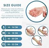 Actesso Tri-Weave Wrist Support Splint Brace Beige Small Left view 6