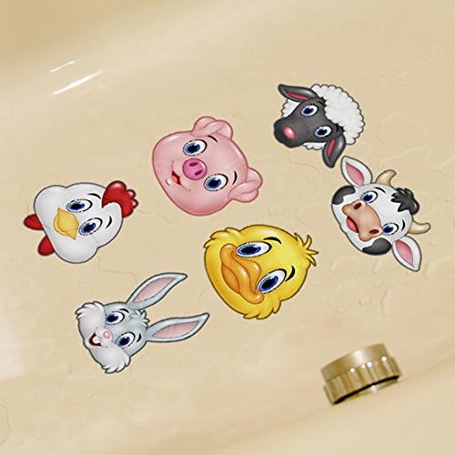 CoSopo Smiley Face Series Non Slip Bath Tub Tattoos Tub Stickers Tub Decals Tub Appliques (2, Face)