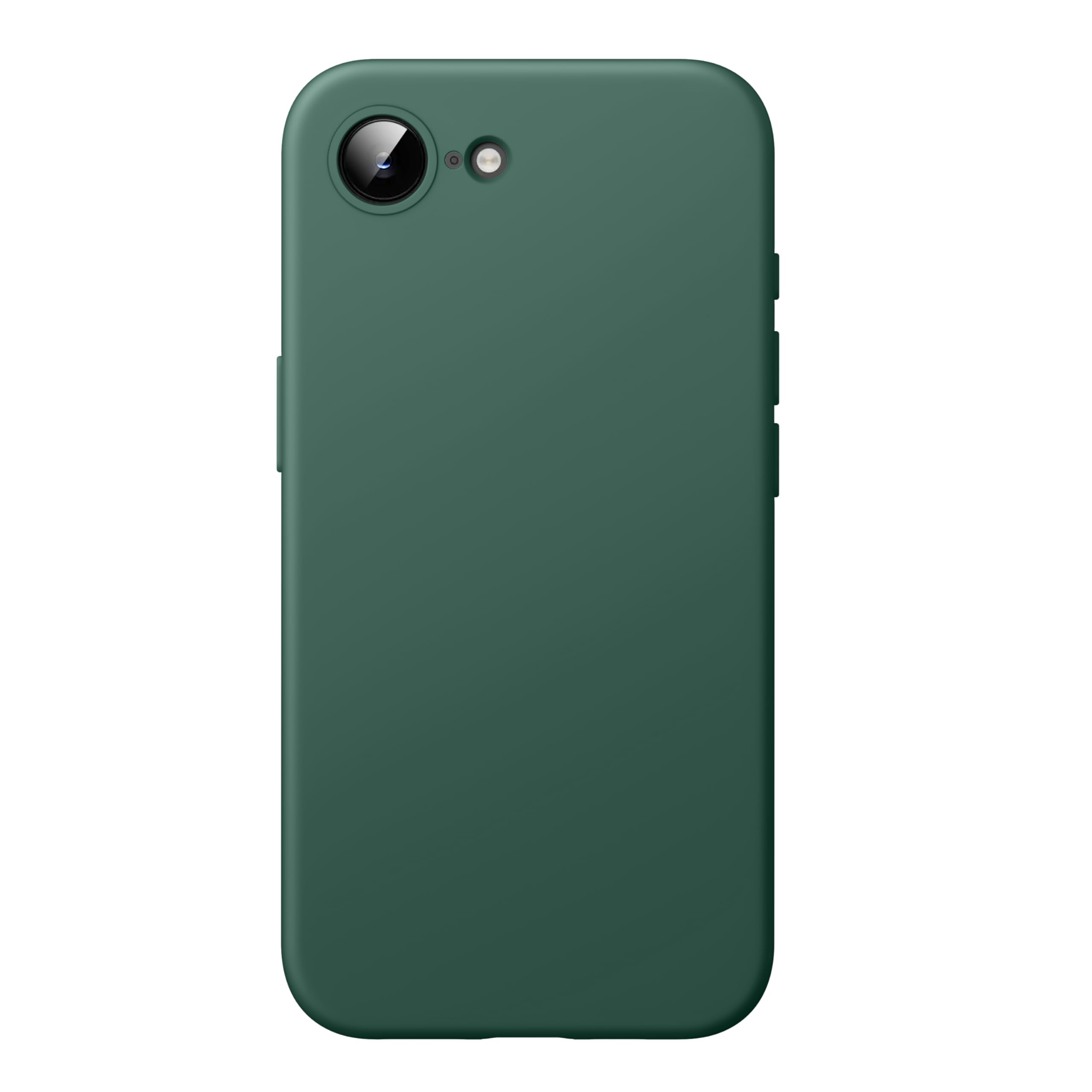 JETech Liquid Silicone Case for iPhone 17e (2026) / iPhone 16e, Silky Soft Touch Full-Body Protective Phone Case, Anti-Scratch Shockproof Cover with Microfiber Lining (Midnight Green)