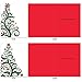 10 Assorted 'Just Fir You' Seasons Greetings Note Cards 4 x 5.12 inch - Beautiful Christmas Tree Notecards with Colorful and Fun Designs - Boxed Happy Holiday Stationery w/ Envelopes M5019