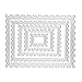 Hunulu Rectangle Metal Cutting Dies Stencil For Scrapbooking Paper Cards Decor DIY NEW