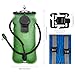 KUYOU Hydration Bladder 3 Liter Leak Proof Water Reservoir with Drinking Tube Clips Military Water Storage Bladder for Hiking Biking Climbing Cycling Running Large Opening,Insulated Tube,BPA Free
