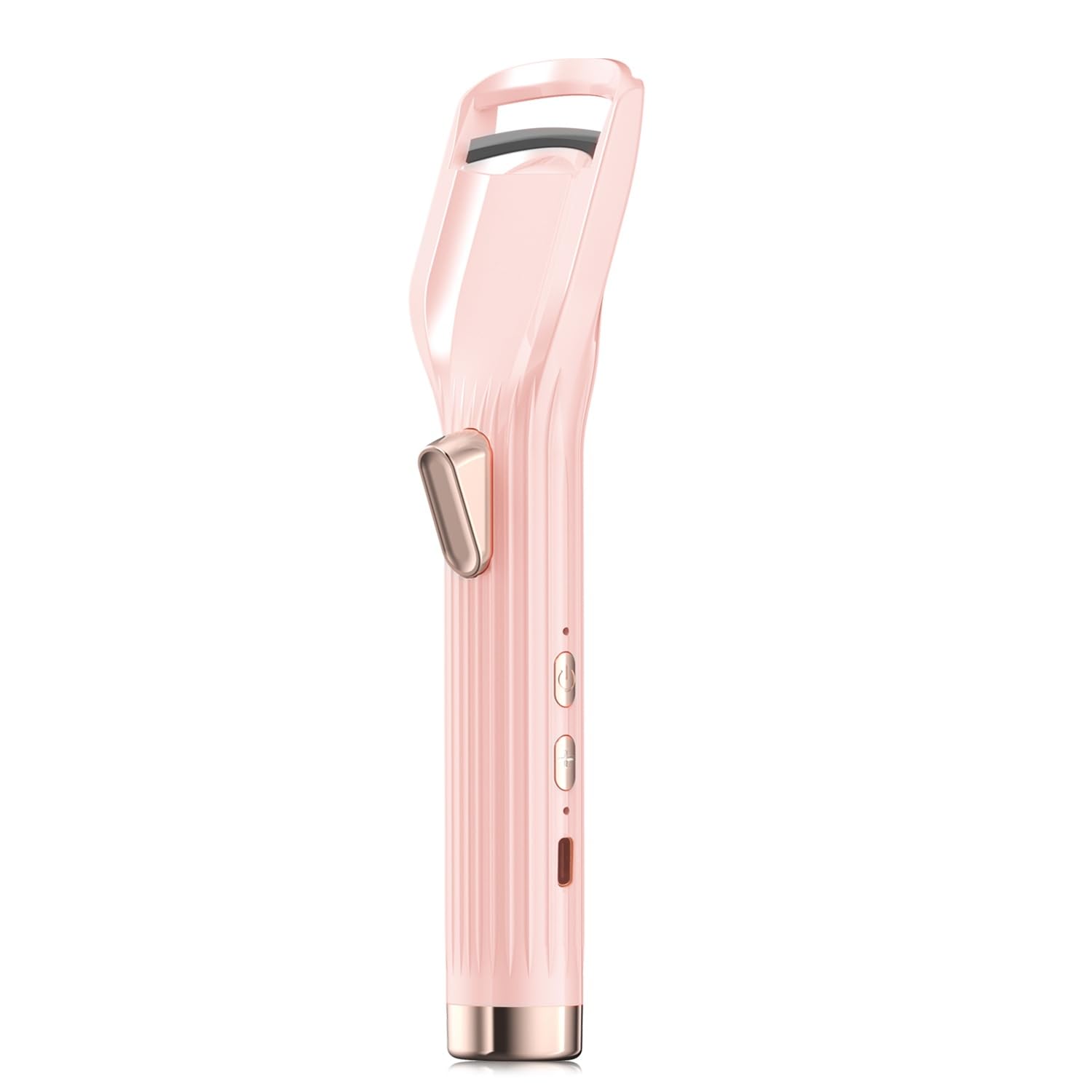 Photo 1 of Heated Eyelash Curler Premium PRO - Fast Heat up in 8s - 24 Hours Long Lasting - Rechargeable Electric Eyelash Curler with Type-C, Innovative L Silicone, 2 Heat Modes, Anti-Burn Eyelid, Pink-DD