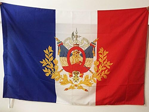 AZ FLAG Bandera de Francia con Armas Tercera Republica 90x60cm ...