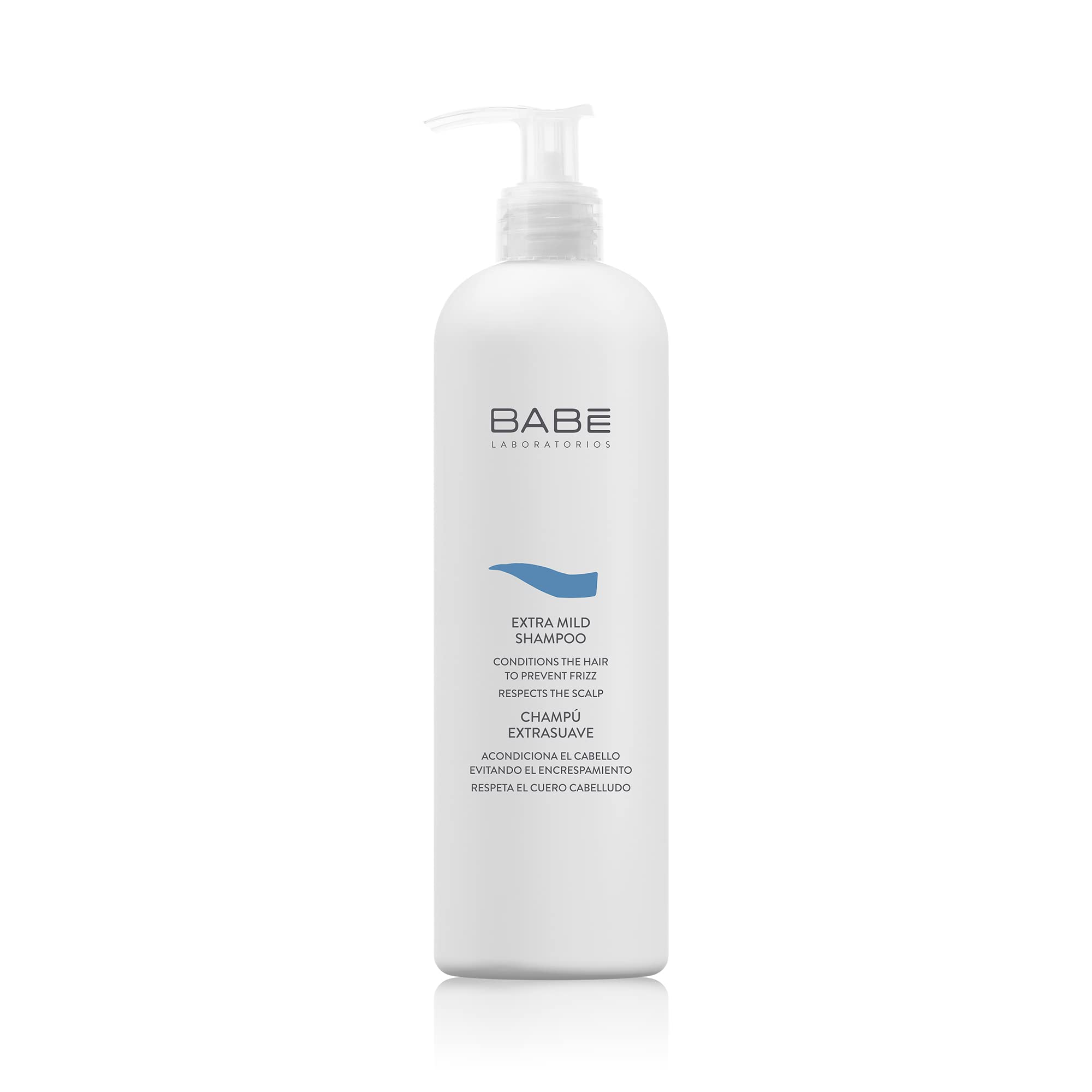 Laboratories Babé Extra Soft Shampoo for Sensitive Hair, Provides Softness and Hydration, Shampoo for Men and Women, Hair Care, Soothing, Respects the PH – 500 ml