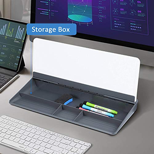 Small Glass Desktop Whiteboard DryEraseBoard Computer Keyboard