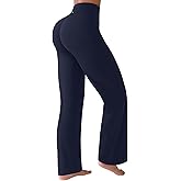 BRXL Wide Leg Gym Pants for Women Straight Pants Leggings Tummy Control Butt Lifting Workout Leggings