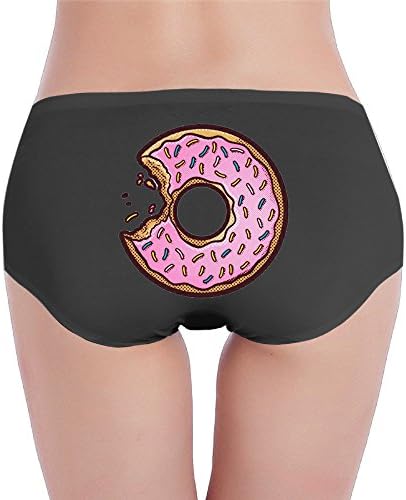 Msyspsc Sweet Donuts Comfortable Women's Briefs Medium Black