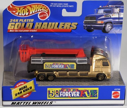 gold plated hot wheels