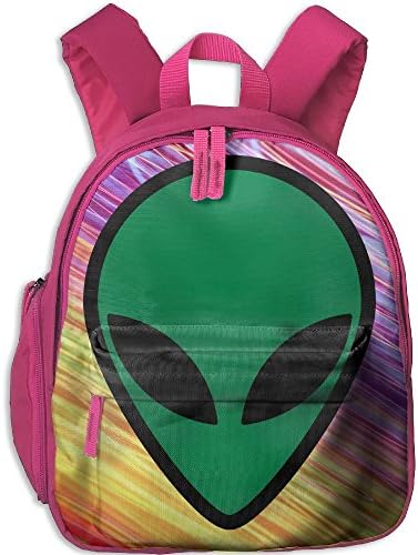 Cool Backback For Children Alien Face Pink One Size