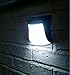 Solar Wall Lights Outdoor Dusk Till Dawn Wall Mounted LED Lights Solar Panel 1.2V Waterproof Wireless Perfect for Landscape Garden Yard Lawn Deck Stairs Fence Corridor (Cool White)