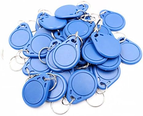 50PCS/lot 13.56MHz NTAG215 Key Fobs Universal NFC Tag KeyFobs