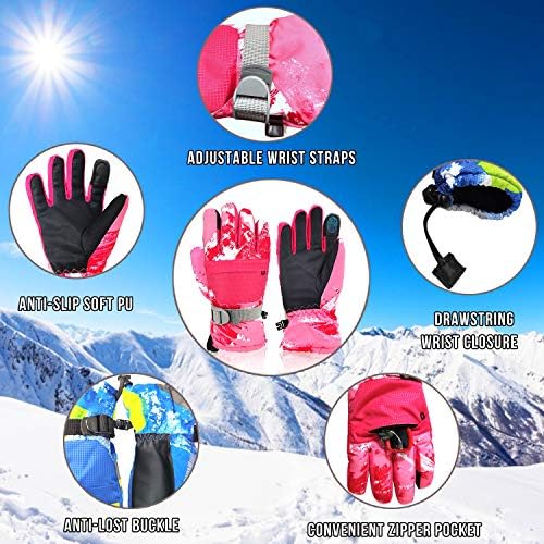 Pair of children's gloves on a doorknob.