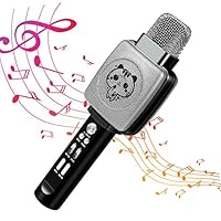 Karaoke Microphone, Kids Microphones Portable Handheld Wireless Bluetooth Karaoke Mic Machine for Home, Party, Best Gifts and Kids Girls Toys Age 5 6 7 8 9 10 11 12 13 14