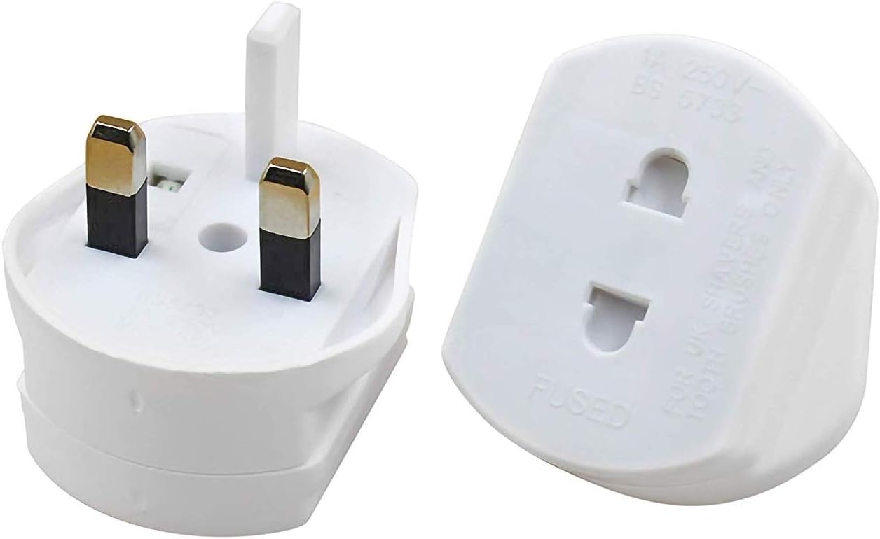 AmpTECH Shaver Electric Toothbrush Charger Converter Adapter Plug UK 2