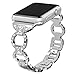 For Apple Watch Band 38mm 42mm,Valband Stainless Steel Bling Wristband Replacement Strap for Apple Watch Series 3 Series 2 Series 1 Nike+ Sport Edition (42mm, Silver)
