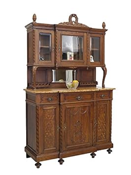Buffetschrank Buffet Schrank Küchenschrank Antik um 1900 Eiche B: 130