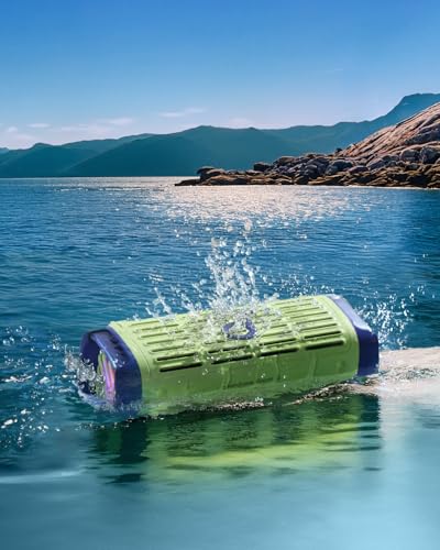 Soundcore by Anker Boom 3i Bocina Bluetooth Portatil, hasta 16h, 50W Potencia, IP68 Flotante Resistente Agua Salada, BassUp 2.0, Bluetooth 5.3, Ideal para Pesca, Camping Exteriores