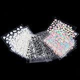 GBSTORE 30 Sheet 3D Mix Color Floral Design Nail Art Stickers Decals Manicure Beautiful Fashion Accessories Decoration