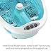 HoMedics Foot Salon Pro Footbath with Heat Boost Power | Massaging Vibration, 4 Pedicure Spa Attachments, Splash Guard | Soothe Tired Muscles, 4 Pressure Node Rollers, Built-In Storage