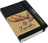 Pentalic Traveler Pocket Journal Sketch, 6" x 4", Black