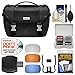 Nikon Deluxe Digital SLR Camera Case - Gadget Bag with Pop-up Filter Set + Kit for D610, D750, D810, D850, D7200, D7500, D5500, D5600, D3300, D3400