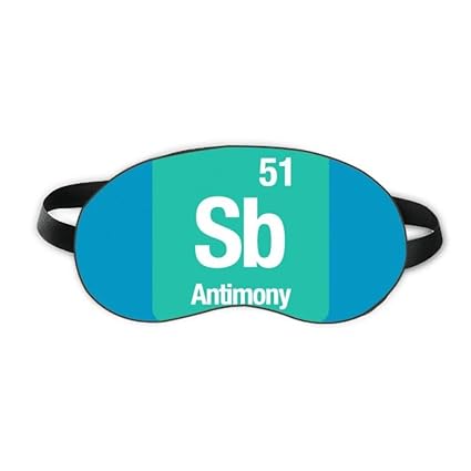 Amazon Com Sb Antimony Chemical Element Chem Sleep Eye Mask