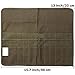 22 slots Paint Brush Case Canvas Paint Brush Holder, Roll Up Storage Bag Holder Canvas Wrap for Acrylic Watercolor Oil Face Brush - Army Green