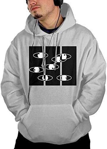 Black and White Eyes Hoody Print Personality Lightweight