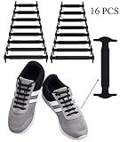 Uniqhia No Tie Shoelaces for Kids and Adults - Multicolor Fashion Sports Fan Shoelaces - Fits Most Types Shoes - Sneaker Boots, Board Shoes Sport Shoes and Leisure Footwear