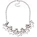 Qiyun (TM) Silver Tone Zodiac Year Of The Horse Charm Animal Link Chain Charm Necklace