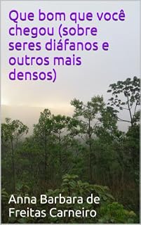 Livro Que bom que você chegou (sobre seres diáfanos e outros mais densos)