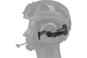 GYDEHUTJ Multi-Angle Rotation Helmet Rail Adapter for Tactical Headset Fit OPS Core ARC and Team Wendy Rail