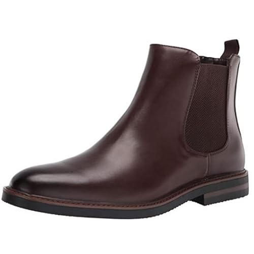 Unlisted by Kenneth Cole Men's Peyton Chelsea Boot, Brown, 11 in