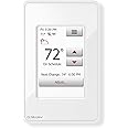 OJ Microline Thermostat with Built-in GFCI UWG4-4999. WiFi Touch Screen Programmable Thermostat for Electric Radiant Floor Heating System, Dual Sensing and Dual Voltage Capabilities, Plus Floor Sensor