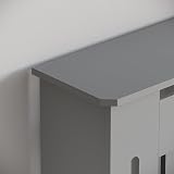 Vida Designs Chelsea Radiator Cover Olive Grey Extra Large H82 W172 D19cm view 6