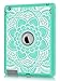 Hocase iPad 2/3/4 Case, Shockproof Heavy Duty Protection Silicone Rubber+Hard Plastic Hybrid Dual Layer Slim Protective Case for iPad 2nd/3rd/4th Generation (9.7-inch) - Teal Mandala Flowers