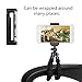 Linkcool Flexible Phone Tripod, Portable and Adjustable iPhone Tripod Stand Holder with Universal Clip and Bluetooth Remote, Tripod for iPhone, Android Phone, Any Smartphone, Camera and Go Pro
