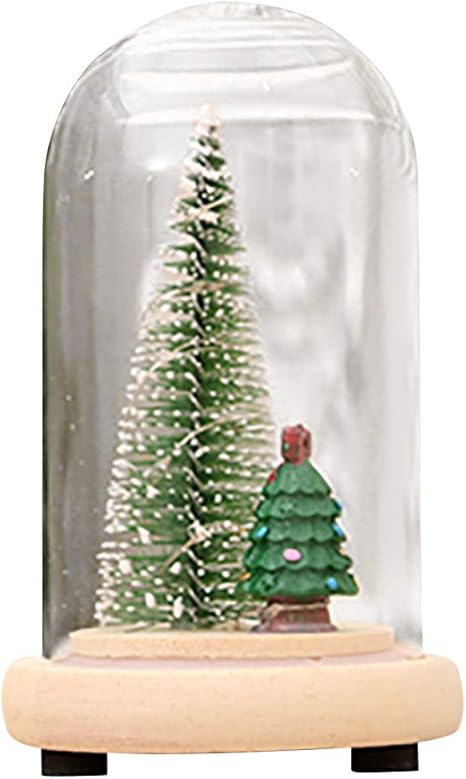 Amazon Com Chezaa Led Mini Christmas Trees Artificial Sisal Pine