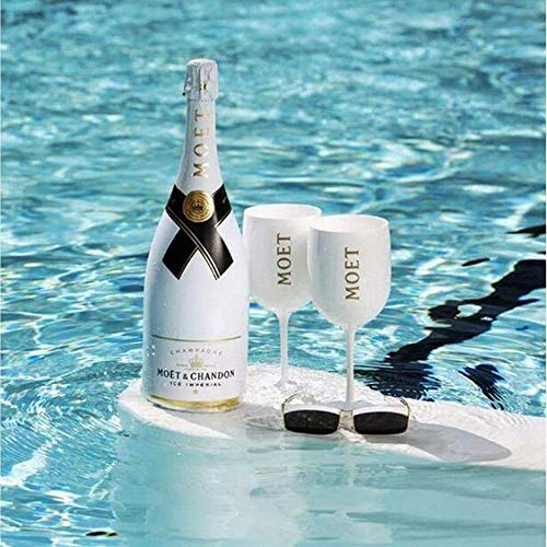 White Champagne Glass For Moet Plastic Champagne Coupes Cocktail Glass