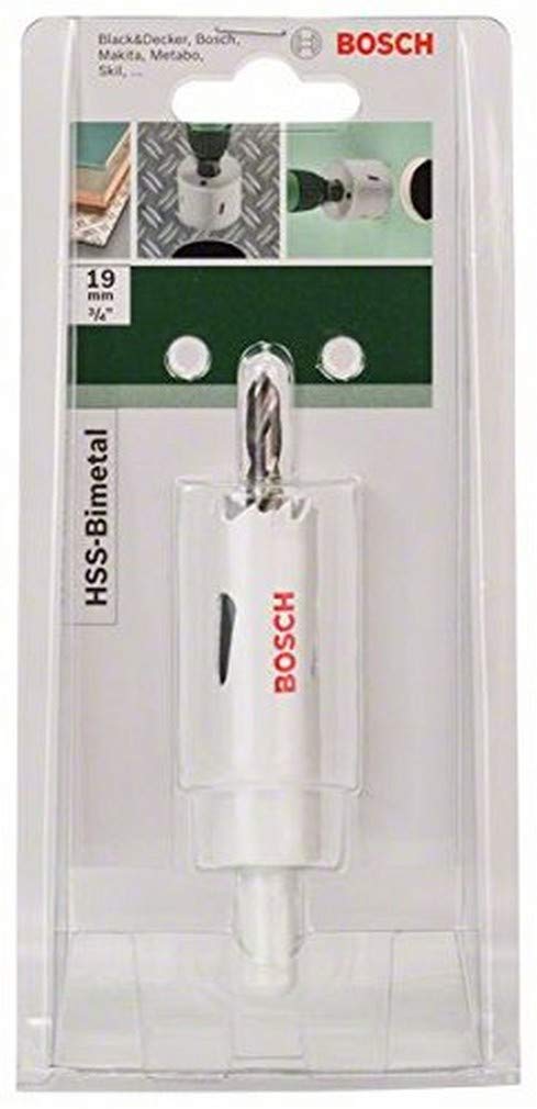 Bosch 2609255600 HSS Bi-Metal Holesaw with Diameter 19mm