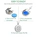 GelConnie Celtic Aromatherapy Essential Oil Necklace Diffuser Pendant Fragrance Jewelry Stainless Steel Locket Perfume Necklace for Women, Lady CSFL059-1