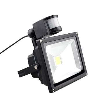 OSALADI Proyector LED con luz de inundación de inducción de 20W ...