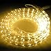 Izzy Creation 24FT Warm White LED Flexible Rope Lights Kit, Indoor/Outdoor Lighting, Waterproof, 1/2