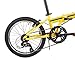 EuroMini ZiZZO Campo 28lb Lightweight Aluminum Frame Shimano 7-Speed Folding Bike 20-Inch (Yellow 2019)thumb 3