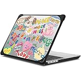 CASETiFY Bounce MacBook Pro 14-inch (M1-M5) Case [Enhanced Protective Corner Design/Ventilation Cutouts/Anti-Slip Grip] - Slowcoaster Sticker MacBook Case - Clear Black